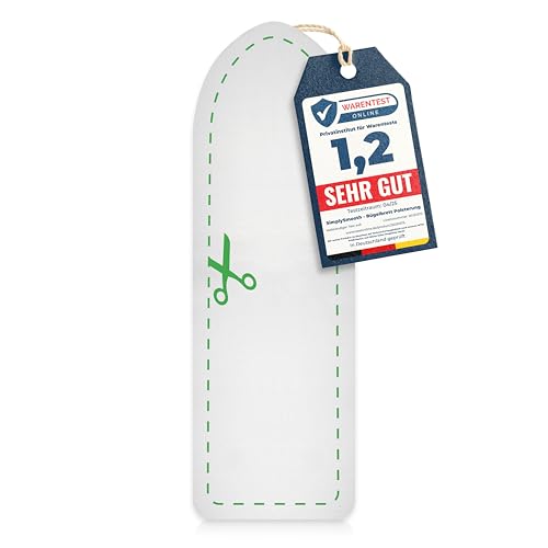 SimplySmooth Bügelbrett Polsterung 150x55cm extra dick (8mm) gepolstert [700gr/m²] - Zuschneidbare Bügeltisch Auflage für Dampfbügeleisen geeignet - Unterlage für Bügelbrettbezüge in XXL von SimplySmooth