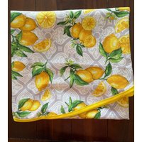 Lemon Tischdecke Runde Made in Italy Zitronen Sorrentiner Amalfiküste von SimplySorrentoDesign