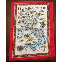 Pasta Geschirrtuch Italien La in Italia von SimplySorrentoDesign