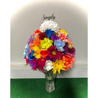 Friedhof Vase Kegel Groß Gemischt Blumenvase Gesteck Dekorationen Grab Grabstein Blumen Muttertag Frühling Ostern von SimplySouthernDesn