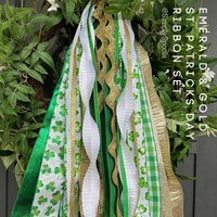 Smaragd Gold Schleifen-Set Zum St. Patrick's Day Smaragd Gold Schleifen-Set Zum St. Patrick's Day von SimplySpools