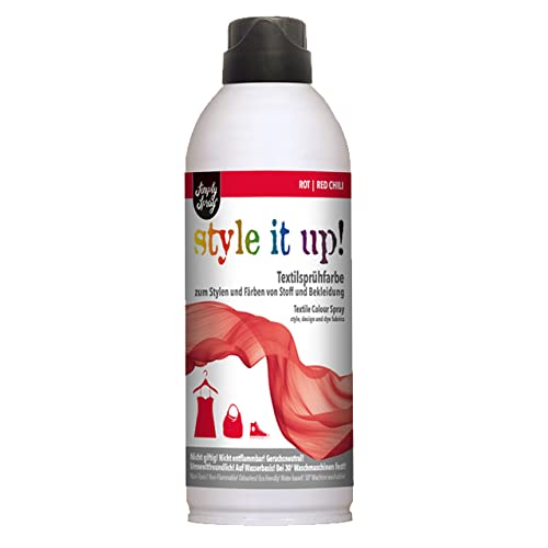 SimplySpray Style it up! - Design Textilfarbe - Textilfarbe zum Sprühen Stofffarbe (Rot/Red Chili) von SimplySpray