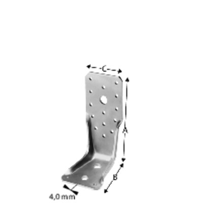 Winkelverbinder mit seitlicher Aussteifung, Stahl verzinkt, AKR 245G von Simpson Strong-tie