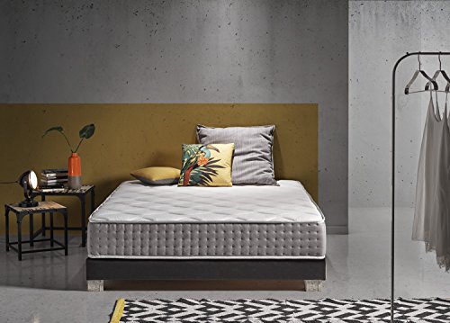 9 ZONEN KLIMA KALTSCHAUM MATRATZE PREMIUM 160x200cm | DAUERHAFT FORMSTABILES UND ELASTISCHES MATERIAL | BESTE PUNKTELAZTIZIÄT | HÄRTEGRAD H 2 ( MITTELFEST ) | ORTHOPÄDISCHE MEMORYSCHAUM HÖHE 19 CM von Simpur Low Cost
