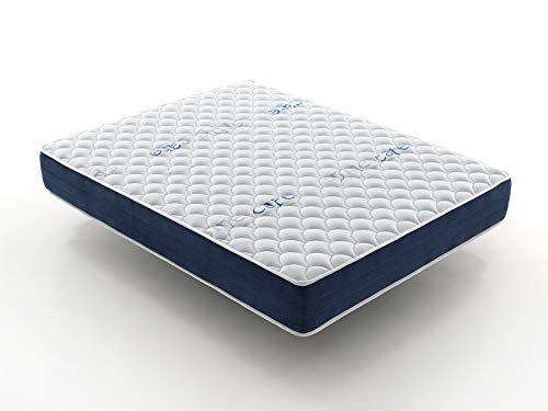 Simpur Relax Memory-Schaum Matratze 200x200 cm, Höhe 25 cm, Doppelseitig Winter/Sommer, 9 Liegezonen, Hohe Dichte von Simpur Low Cost