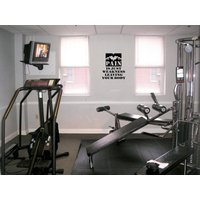 Motivierende Zitat Aufkleber, Schmerz Ist Nur Schwäche Verlassen Ihren Körper Fitness-studio Fitness-studio-Aufkleber-Aufkleber, Training Vinyl von SimsTheVinylMaker