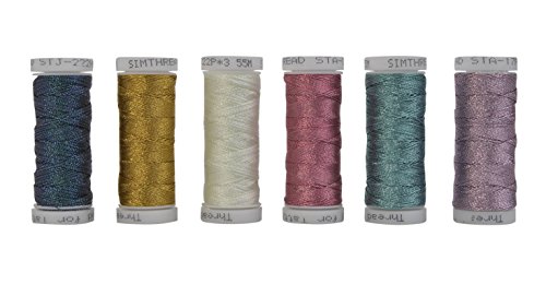 6 Farben 3-lagig Metallic Occhi Garn, 50 Meter für je Hand/Shuttle Occhi Jewelry Lacemaking 10 Set #1 6 Farben 3-lagig Metallic Occhi Garn, 50 Meter für je Hand/Shuttle Occhi Jewelry Lacemaking 10 Set #1 von Simthread