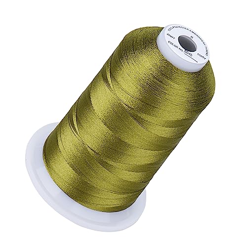Simthread Stickgarn Seetang S045 4500 Yards, 40wt 100% Polyester für Brother, Babylock, Janome, Singer, Pfaff, Husqvarna, Bernina Maschine Simthread Stickgarn Seetang S045 4500 Yards, 40wt 100% Polyester für Brother, Babylock, Janome, Singer, Pfaff, Husqvarna, Bernina Maschine von Simthread
