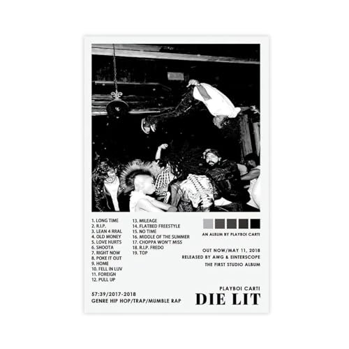 Playboi Carti Poster Die Lit Rap Album Cover Leinwand Poster Wandkunst Dekor Druck Bild Gemälde für Wohnzimmer Schlafzimmer Dekoration Unrahmen-Stil 30 x 45 cm Playboi Carti Poster Die Lit Rap Album Cover Leinwand Poster Wandkunst Dekor Druck Bild Gemälde für Wohnzimmer Schlafzimmer Dekoration Unrahmen-Stil 30 x 45 cm von SinBii