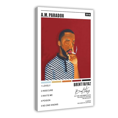 SinBii Brent Poster Faiyaz A.M. Paradox Album Cover Musik Poster Leinwand Poster Wandkunst Dekor Druck Bild Gemälde für Wohnzimmer Schlafzimmer Dekoration Rahmenstil 30 x 45 cm SinBii Brent Poster Faiyaz A.M. Paradox Album Cover Musik Poster Leinwand Poster Wandkunst Dekor Druck Bild Gemälde für Wohnzimmer Schlafzimmer Dekoration Rahmenstil 30 x 45 cm von SinBii