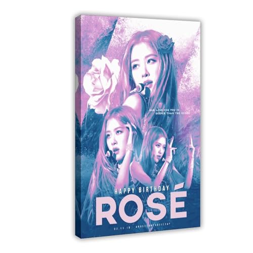 SinBii Kpop Poster Blackpink Rose Leinwand Poster Wandkunst Dekor Druck Bild Gemälde für Wohnzimmer Schlafzimmer Dekoration Rahmenstil 60 x 90 cm SinBii Kpop Poster Blackpink Rose Leinwand Poster Wandkunst Dekor Druck Bild Gemälde für Wohnzimmer Schlafzimmer Dekoration Rahmenstil 60 x 90 cm von SinBii