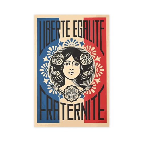 SinBii Liberte Egalite Fraternite Art Poster Leinwand Poster Wandkunst Dekor Druck Bild Gemälde für Wohnzimmer Schlafzimmer Dekoration ungerahmt 60 x 90 cm SinBii Liberte Egalite Fraternite Art Poster Leinwand Poster Wandkunst Dekor Druck Bild Gemälde für Wohnzimmer Schlafzimmer Dekoration ungerahmt 60 x 90 cm von SinBii