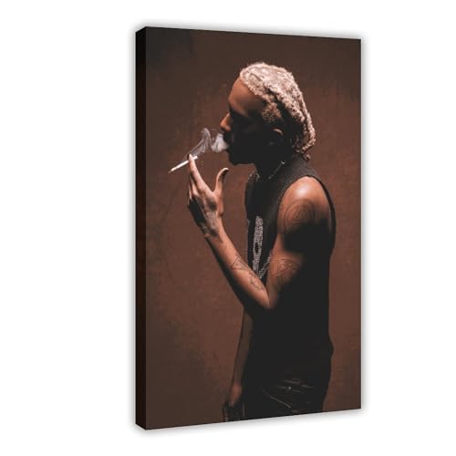 SinBii Playboi Carti Poster (8) Leinwand Poster Wandkunst Dekor Druck Bild Gemälde für Wohnzimmer Schlafzimmer Dekoration Rahmenstil 30 x 45 cm von SinBii