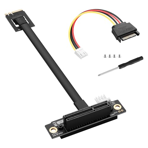 SinLoon M.2 NGFF Key A+E auf PCIe X4 Verlängerungskabel M.2 auf PCI-E 4X Buchse Riser Kabel für M2 2230 SinLoon M.2 NGFF Key A+E auf PCIe X4 Verlängerungskabel M.2 auf PCI-E 4X Buchse Riser Kabel für M2 2230 von SinLoon