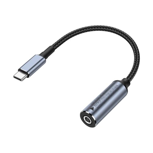 SinLoon PD 100 W DC4530 auf USB-C-Kabel, DC 4,5 mm x 3,0 mm Buchse (4,5 x 0,6 mm) Eingang auf Typ-C-Stecker, Stromladekabel mit automatischem PD-Identifikationschip, für Telefone, Laptops (DC4530) von SinLoon