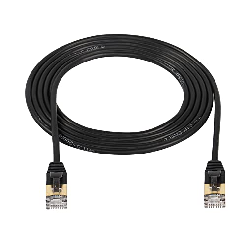 SinLoon RJ45 Cat8 Ethernet-Kabel, Stecker auf Stecker, Hochgeschwindigkeits-Cat8-Netzwerkkabel, 40 Gbit/s 2000 MHz SFTP-Patchkabel für Router-Modem-Server usw. (2 m) von SinLoon