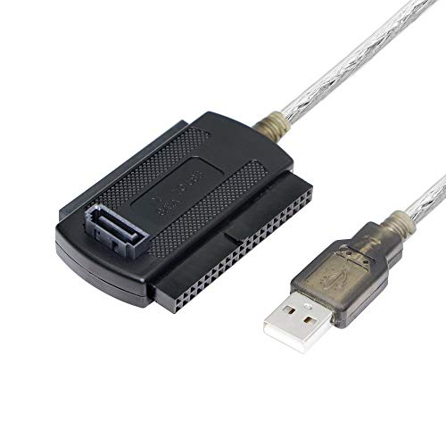 SinLoon USB auf SATA IDE-Konverterkabel, Adapter USB 2.0 auf 2,5/3,5/5,25 Zoll IDE und SATA Adapterkabel -1.8FT von SinLoon