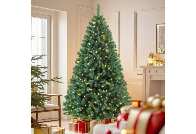 Sinaopus Künstlicher Weihnachtsbaum Künstlicher Tannenbaum mit LED Beleuchtung, aus PVC, Metallständer, 235cm Weihnachtsbaum, Christbaum, 430 LEDs & 1500 Spitzen, naturgetreu, Weihnachtsdeko, leicht aufzubauen, für Innen & Außen Sinaopus Künstlicher Weihnachtsbaum Künstlicher Tannenbaum mit LED Beleuchtung, aus PVC, Metallständer, 235cm Weihnachtsbaum, Christbaum, 430 LEDs & 1500 Spitzen, naturgetreu, Weihnachtsdeko, leicht aufzubauen, für Innen & Außen von Sinaopus