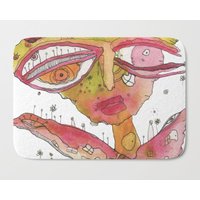 Bunte Fairy Art Microfiber Bad Küche Matte Teppich Abstrakte Aquarell Mixed Media Malerei Badezimmer Dekor Zubehör Kunst Badematte von SincerelyJoyStore