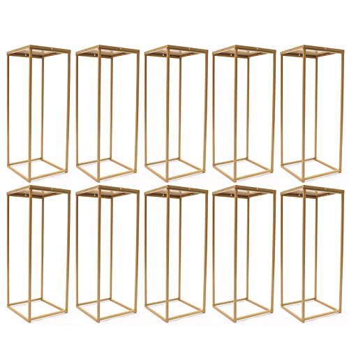 10 Stück Blumenständer aus Metall 80cm Gold Blumenständer aus Metall Höhe Hochzeit Vase Set für Hochzeiten Partei Nach Hause von Sindipanda