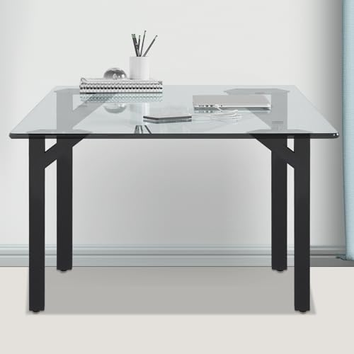 Sindipanda 4 Stück Tischbeine Metall Moderne Schreibtischbeine 21.9 x 8 x 72 cm Y-Form Metall-Tischbeine für Couchtische, Beistelltische Eisen Tischbeine (schwarz) von Sindipanda