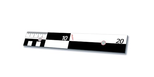 Sindutec® Fotomaßstab Dibond 20 cm Nordpfeil Lineal Maßstab von Sindutec