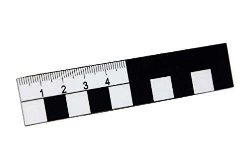 Maßstab Magnetfolie 10 cm Fotomaßstab Lineal 3er-Pack von Sindutec