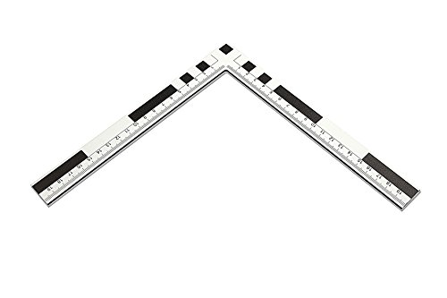 Sindutec® Fotomaßstab 20 cm Winkel Lineal Dibond Nordpfeil Maßstab von Sindutec