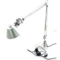 Artemide Tolomeo Xl Schreibtischleuchte, Silbernes Aluminium, Michele De Lucchi Design von SineLineaStudio17