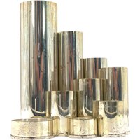 Space Age Deyhle Metall Utensilo - Stifte Halter Schreibtisch Organizer, Made in Germany, 70Er Jahre von SineLineaStudio17