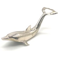 Vintage Bmf Flaschenöffner in Delfin-Form Aus Silber Made West-Germany, 80Er Jahre von SineLineaStudio17