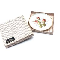 Vintage Rosenthal "Collection Oemeta" in Originalverpackung Feiner Porzellan Blumen-Untersetzer, 60Er Jahre." von SineLineaStudio17