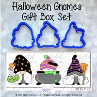 Halloween Wichtel 3 Stk. Geschenkbox Set - Keks Cutters/Fondant Cutters Clay von SinfulCutters