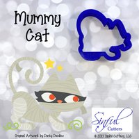 Mummy Cat - Halloween Ausstecher/Fondant Cutter Ton von SinfulCutters