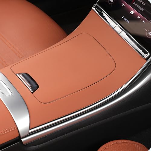 Mittelkonsole Verkleidung Silikon Aufkleber Konsolenabdeckung, Waschbar Innendekorations-Abdeckung Set für Mercedes Benz GLC X254 GLC260 GLC300 GLC300e GLC43 AMG 2023 2024 Innenzubehör von Singkin