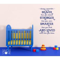 Kinderzimmer Immer Erinnern Wand Aufkleber Zitat - Vinyl Text Kunst Individuelle Wohnkultur Kinderzimmer Immer Erinnern Wand Aufkleber Zitat - Vinyl Text Kunst Individuelle Wohnkultur von SingleStoneDecals