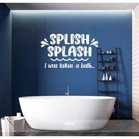 Splish Splash Takin "A Bath Badezimmer Wand Aufkleber - Vinyl Kunst Home Decor Splish Splash Takin "A Bath Badezimmer Wand Aufkleber - Vinyl Kunst Home Decor von SingleStoneDecals