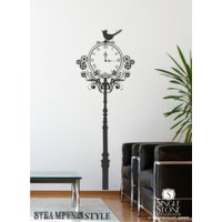 steampunk Uhr Wandtattoo - Vinyl Text Wand Wörter Aufkleber Kunst Benutzerdefinierte Wohnkultur von SingleStoneDecals
