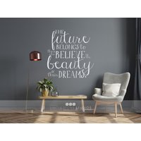 Beauty Ihrer Träume - Eleanor Roosevelt Vinyl Wand Wörter Individuelles Wohndekor Beauty Ihrer Träume - Eleanor Roosevelt Vinyl Wand Wörter Individuelles Wohndekor von SingleStoneStudio