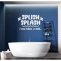 Splish Splash Takin "A Bath Badezimmer Wand Aufkleber - Vinyl Kunst Home Decor Splish Splash Takin "A Bath Badezimmer Wand Aufkleber - Vinyl Kunst Home Decor von SingleStoneStudio