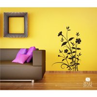 Blumen Wand Aufkleber Natur Bouquet - Vinyl Text Worte Kunst Custom Home Dekor von SingleStoneStudios