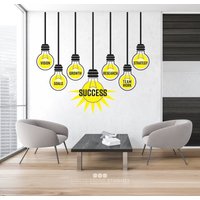 Business Success Serie - Lightbulb, Decals Logos, Beschilderung, Corporate Design, Motivation, Teamwork, Ideen von SingleStoneStudios