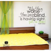 Helen Keller Have Vision Wandtattoo Zitat - Vinyl Text Wörter Custom Home Decor Helen Keller Have Vision Wandtattoo Zitat - Vinyl Text Wörter Custom Home Decor von SingleStoneStudios