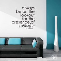 Presence Of Wonder Wandtattoo Zitat E.b. Weiß - Vinyl Wand Wörter Custom Home Decor Presence Of Wonder Wandtattoo Zitat E.b. Weiß - Vinyl Wand Wörter Custom Home Decor von SingleStoneStudios