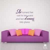 Kann Nicht in Dosen Wand Aufkleber Zitat - Vinyl Text Worte Benutzerdefinierte Home Decor Kann Nicht in Dosen Wand Aufkleber Zitat - Vinyl Text Worte Benutzerdefinierte Home Decor von SingleStoneWallArt