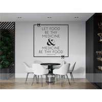 Let Food Be Thy Medizin Hippokrates Wandtattoo Zitat - Vinyl Küche Custom Home Decor Let Food Be Thy Medizin Hippokrates Wandtattoo Zitat - Vinyl Küche Custom Home Decor von SingleStoneWallArt