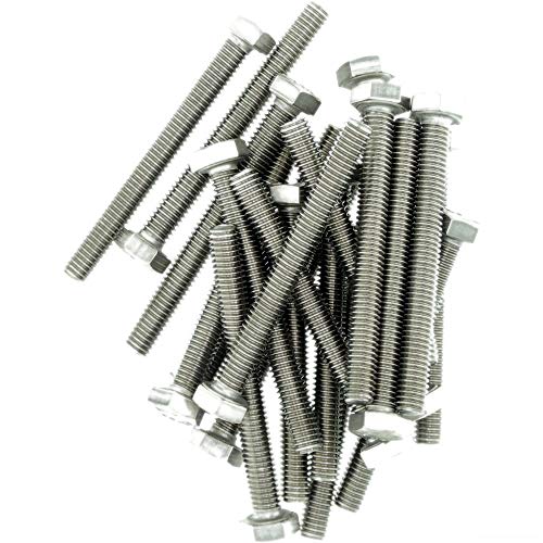 M10 (10 mm x 16 mm) Sechskantschraube (Vollgewinde) – Edelstahl (A2) (20 Stück) von Singularity Supplies