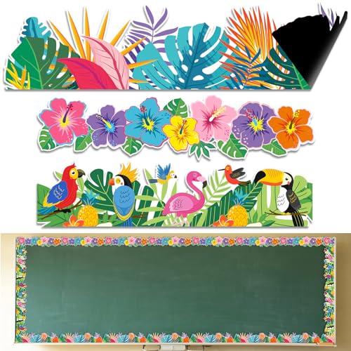 Sinload 12 Stück tropische magnetische Bordüre Sommer Pinnwand Bordüre Hawaii Luau Blume Flamingo Streifen Trim Pinnwand Dekorationen für Schulanfang Klassenzimmer Büro Whiteboard Wanddekoration Sinload 12 Stück tropische magnetische Bordüre Sommer Pinnwand Bordüre Hawaii Luau Blume Flamingo Streifen Trim Pinnwand Dekorationen für Schulanfang Klassenzimmer Büro Whiteboard Wanddekoration von Sinload
