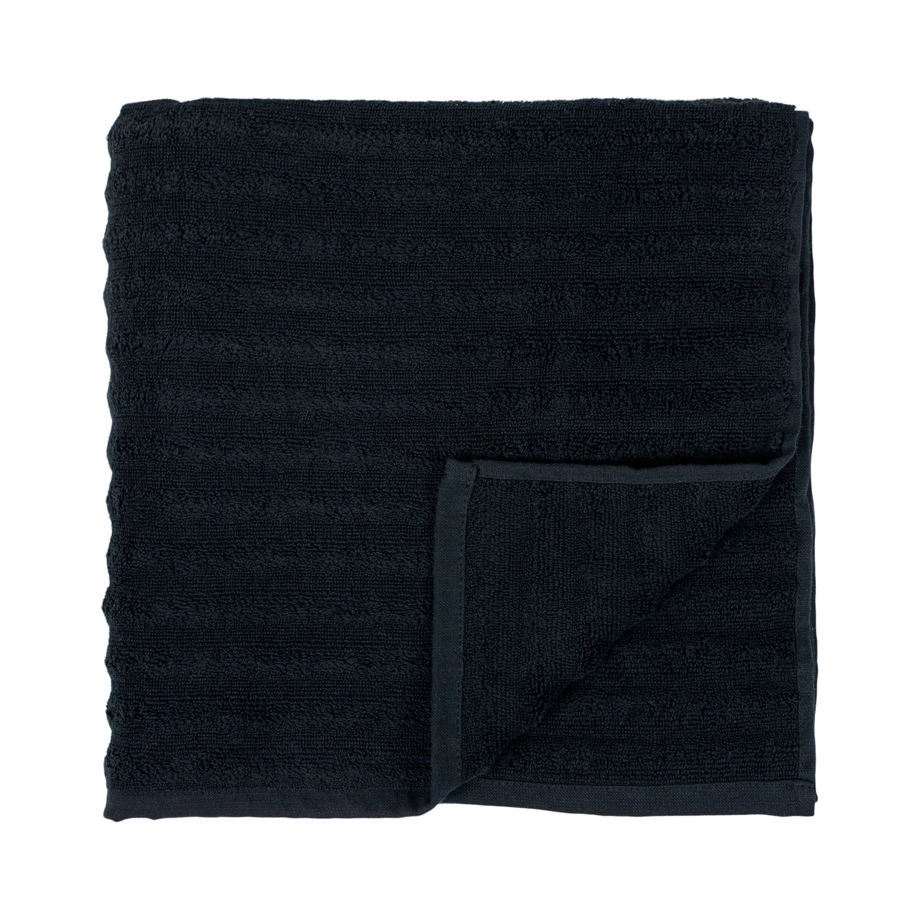 Aura Handtuch Schwarz 70 x 140 cm - Schwarz - Sinnerup von Sinnerup