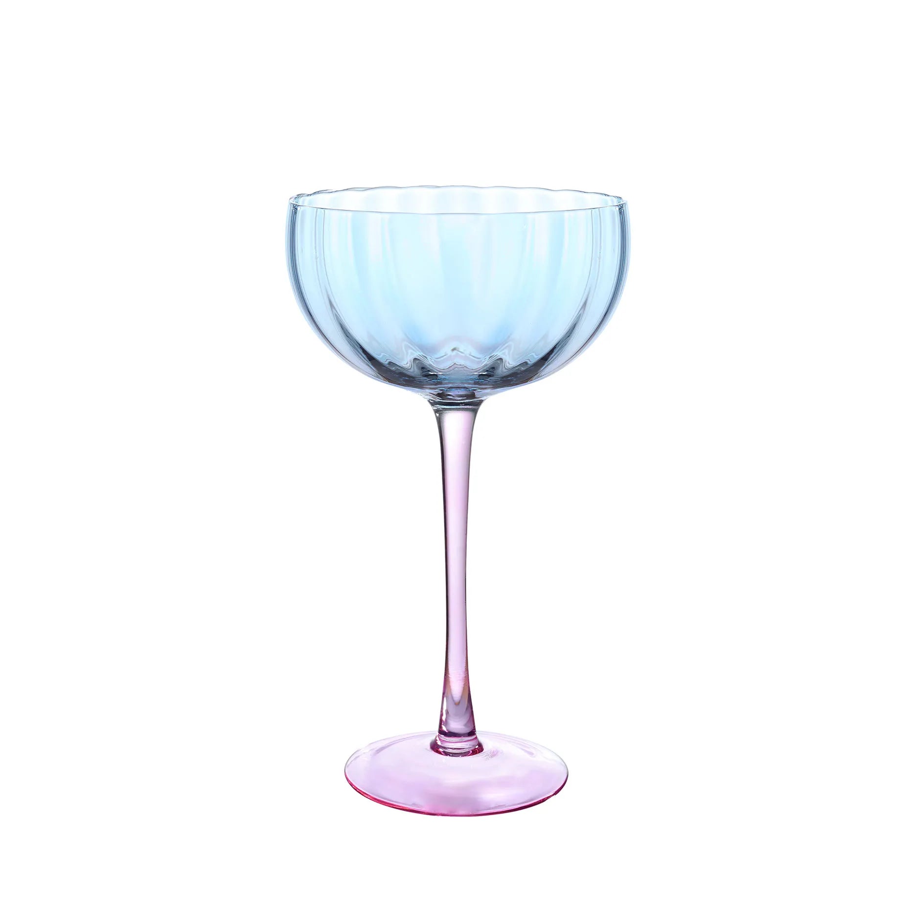 Candy Champagnerglas Blau/Rose - Blau - Sinnerup von Sinnerup